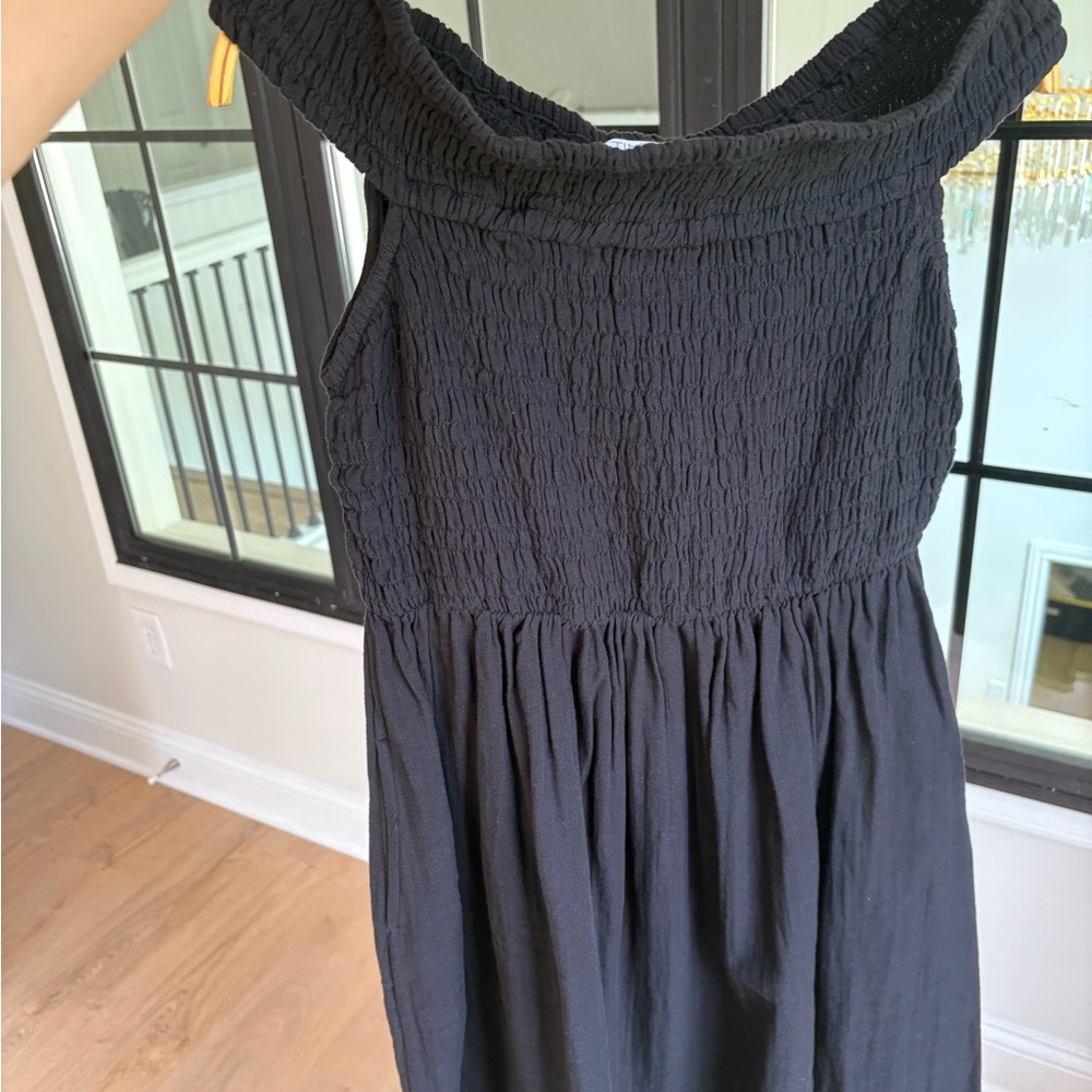 Time and Tru Black Strapless Dress